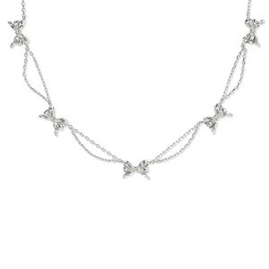 Kendra Scott Bow Silver Strand Necklace